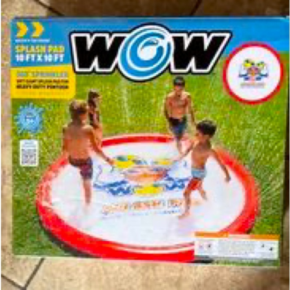 10ft by 10ft splash pad new in box never opened
